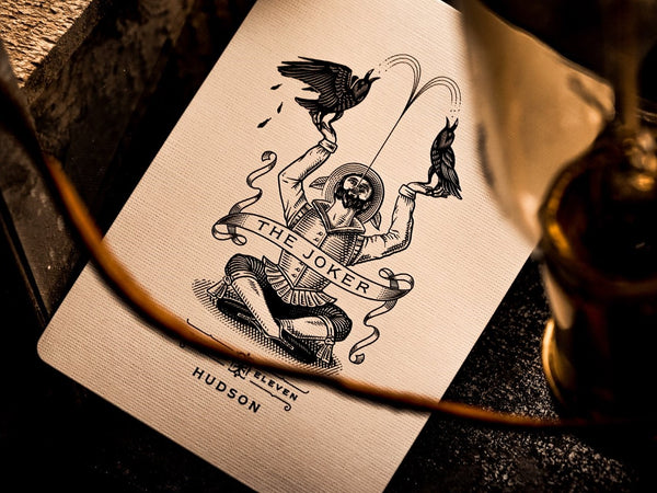 Hudson Black Playing Cards