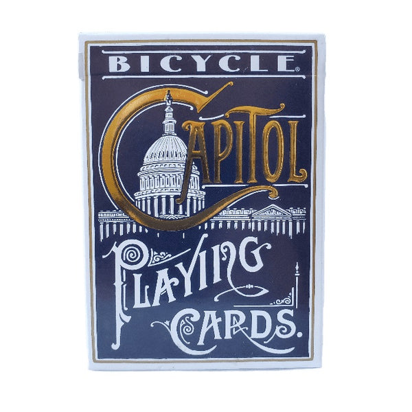 Bicycle Capitol Blue Playing Cards, Poker Size Standard Index