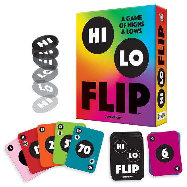 Hi Lo Flip Card Game