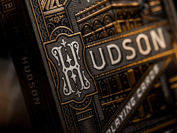 Hudson Black Playing Cards