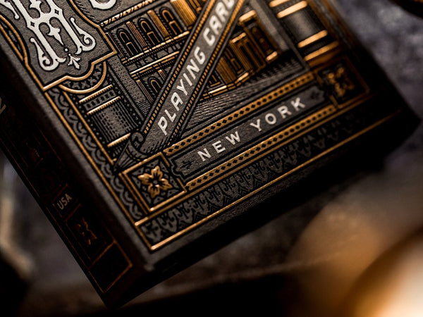 Hudson Black Playing Cards