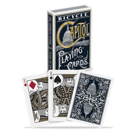 Bicycle Capitol Blue Playing Cards, Poker Size Standard Index