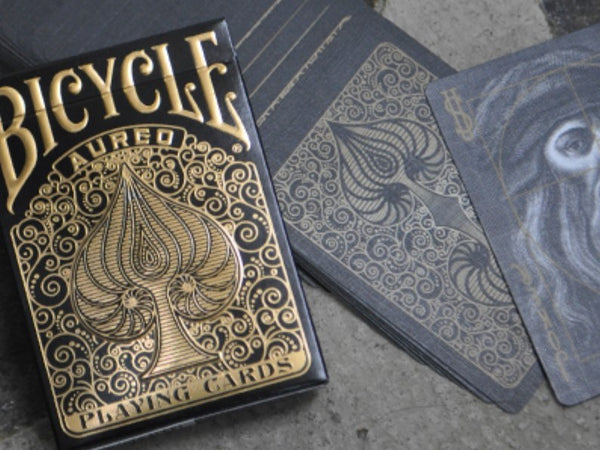 Aureo Black Playing Cards