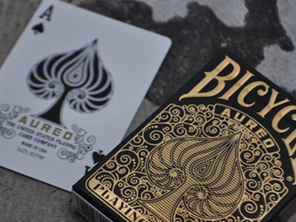 Aureo Black Playing Cards
