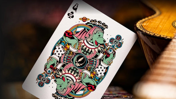 theory11 Grateful Dead Premium Playing Cards Deck with Iconic Band-Themed Artwork