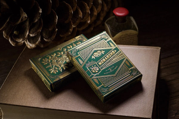 theory11 Monarchs Playing Cards (Green)