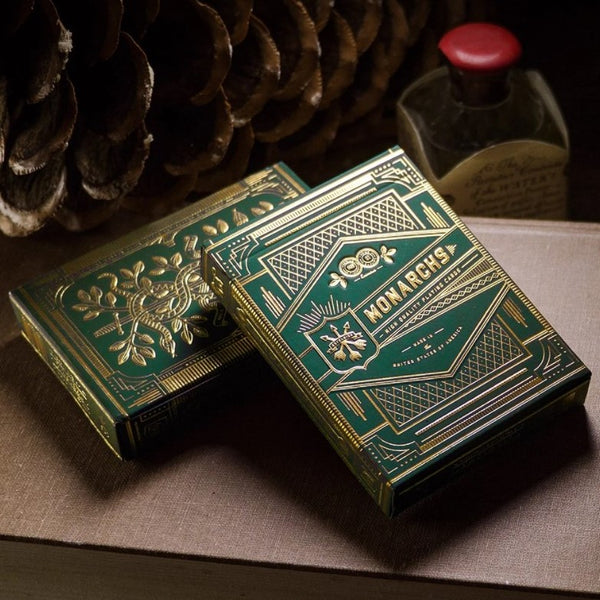 theory11 Monarchs Playing Cards (Green)