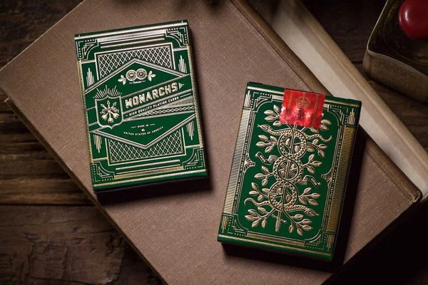 theory11 Monarchs Playing Cards (Green)