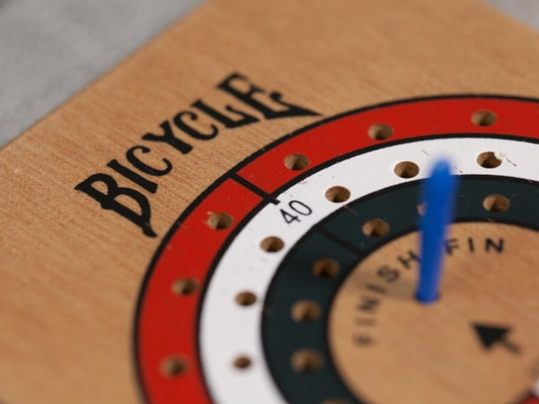 Bicycle Cribbage Board 3 Track Color Coded