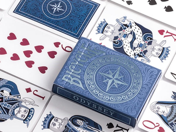 Bicycle Odyssey Playing Cards, Poker Size Standard Index