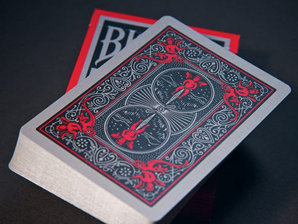 Bicycle Tragic Royalty Playing Cards, Glow in the Dark Under Blacklight, Black/Red