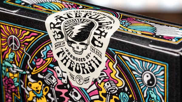 theory11 Grateful Dead Premium Playing Cards Deck with Iconic Band-Themed Artwork