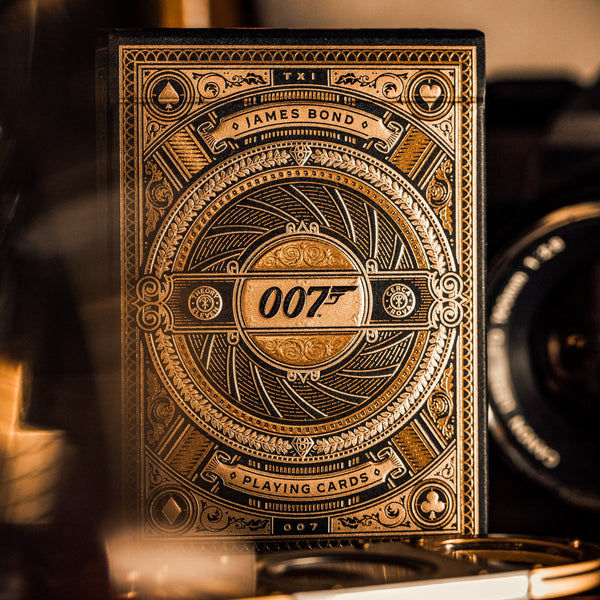theory11 James Bond 007 Premium Playing Cards - Gold Foil, Official Collectible Deck
