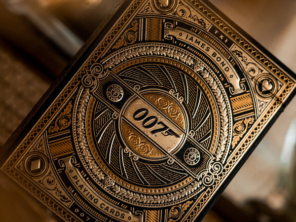 theory11 James Bond 007 Premium Playing Cards - Gold Foil, Official Collectible Deck