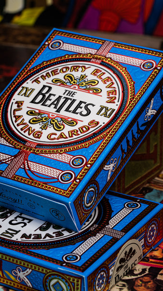 The Beatles Blue Playing Cards