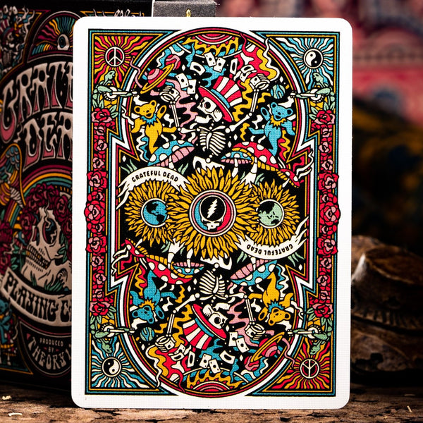 theory11 Grateful Dead Premium Playing Cards Deck with Iconic Band-Themed Artwork